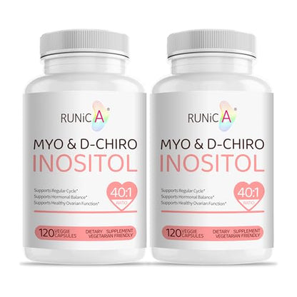 RUNICA suplemento mio e d-chiro inositol para mujeres