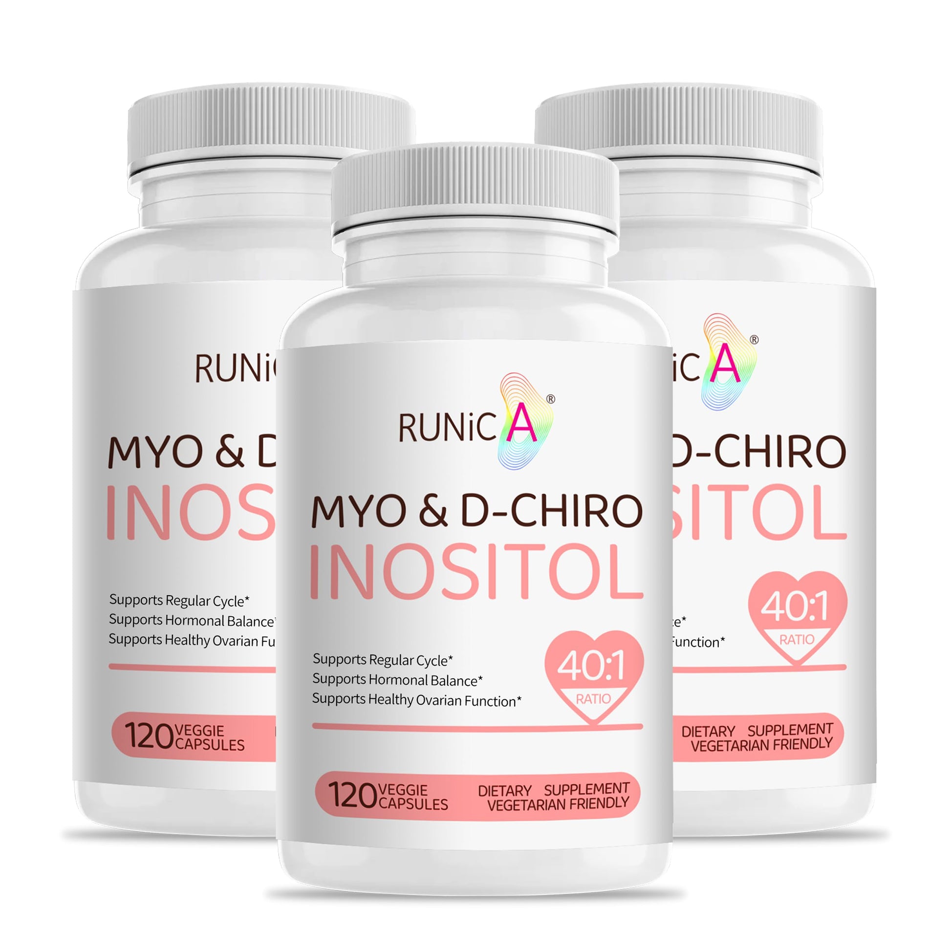 RUNICA suplemento mio-inositol d-chiro inositol para mujer