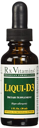 Rx Vitamins Liqui-D3 frasco suplemento líquido 1 oz