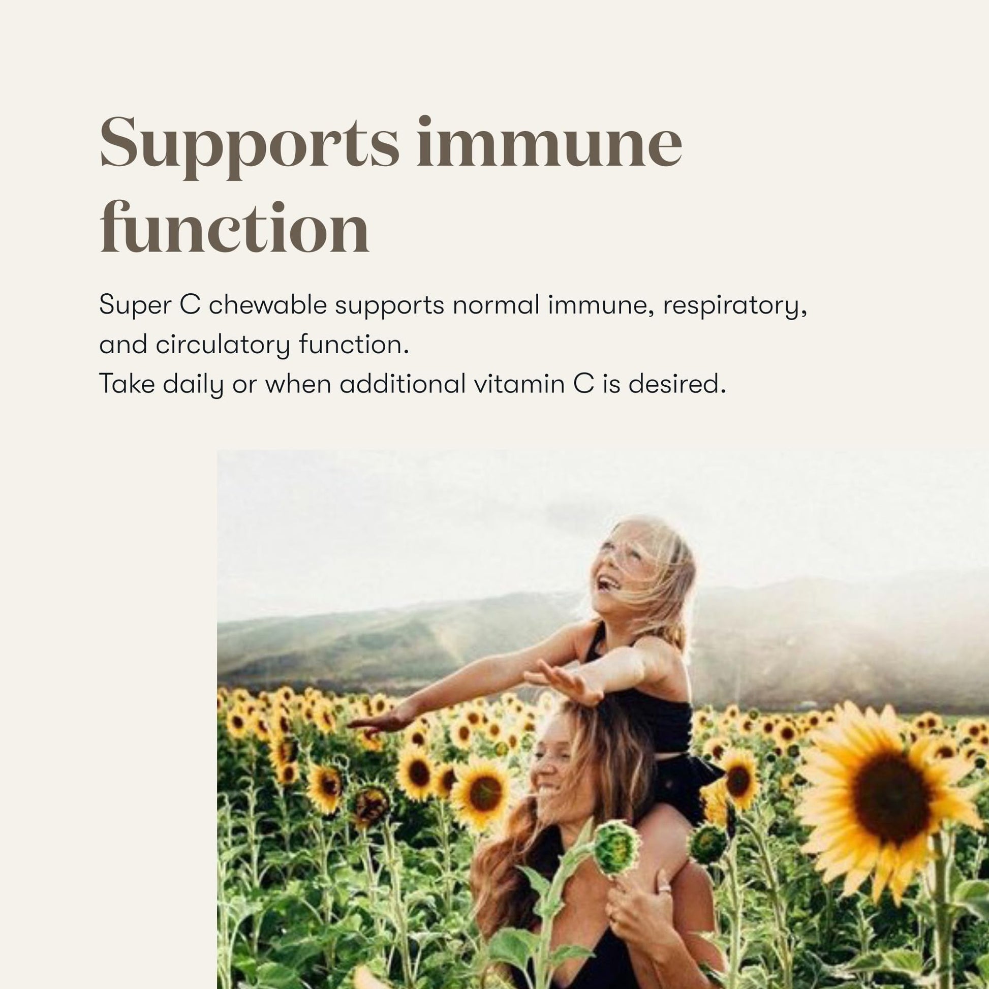 Sabor y beneficios Young Living Super C vitaminas masticables