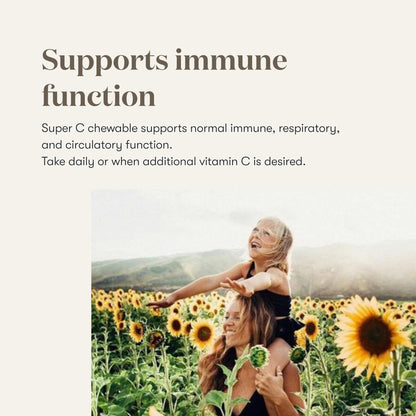 Sabor y beneficios Young Living Super C vitaminas masticables