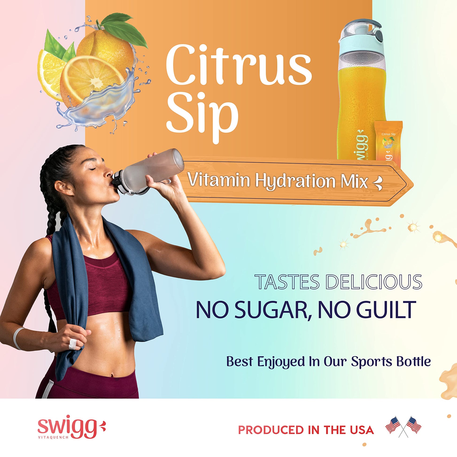 Sabor delicioso Citrus Sip - Sin remordimiento por no azúcar.