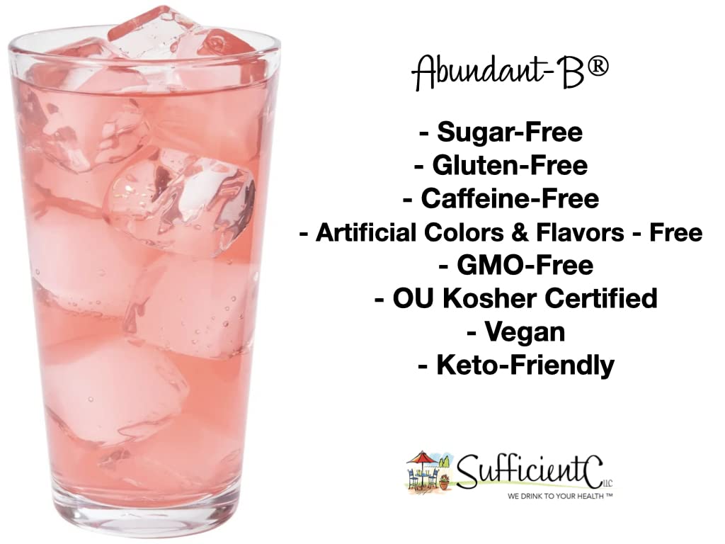Sabor limonada rosa mezcla bebida vitamina c y b12 Sufficient-C