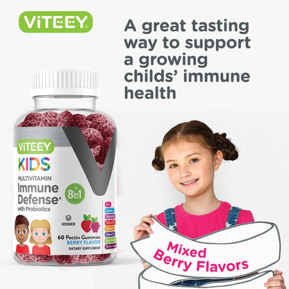 Sabor y calidad de las gomitas multivitamínicas para niños