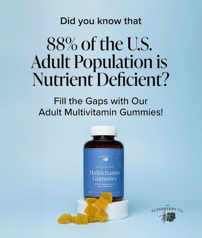 Aumenta tu salud con gomitas multivitamínicas Elderberry