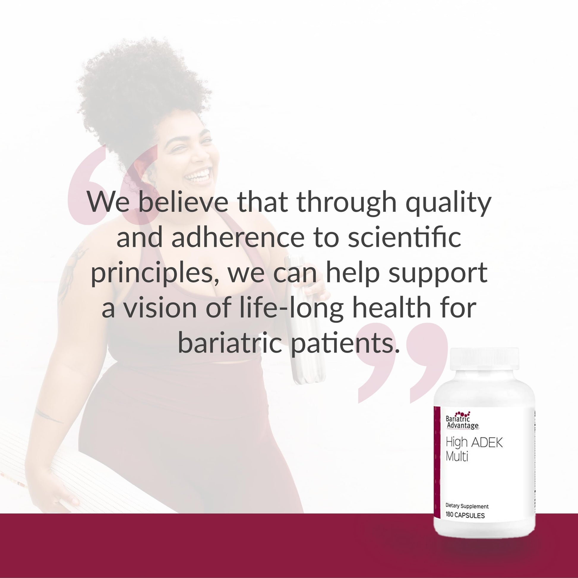 Salud a largo plazo con Bariatric Advantage multivitamínico