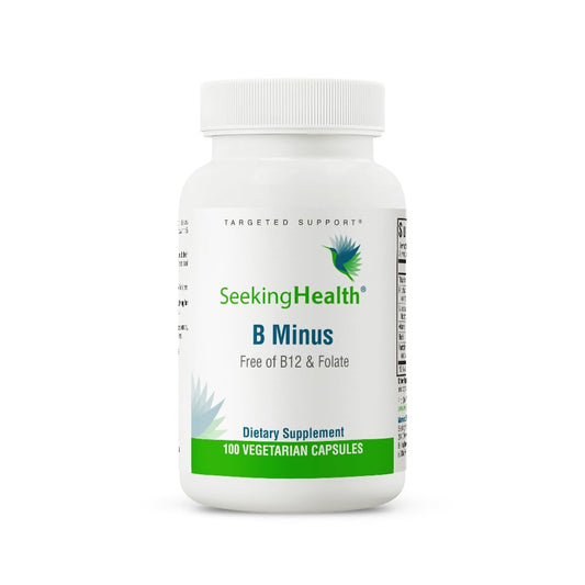 Seeking Health B-Minus suplemento vitamina B complejo metilación