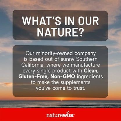 Sello certificado NSF NatureWise vitaminas B complejo