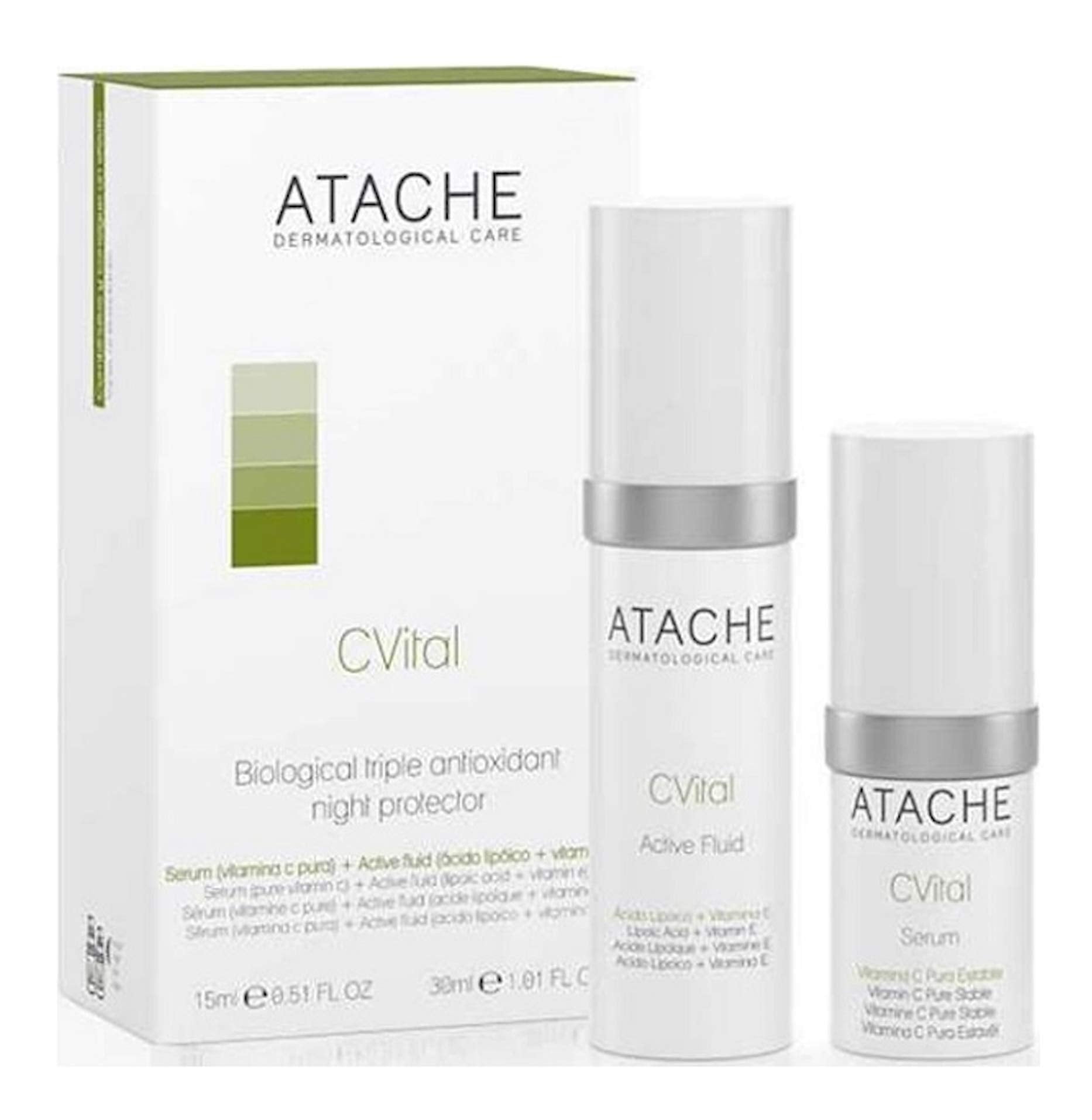 Sérum Vitamina C pura estable C Vital atache para piel