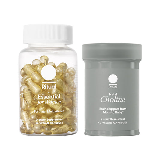 Set postnatal Ritual multivitaminas y colina natal para madres