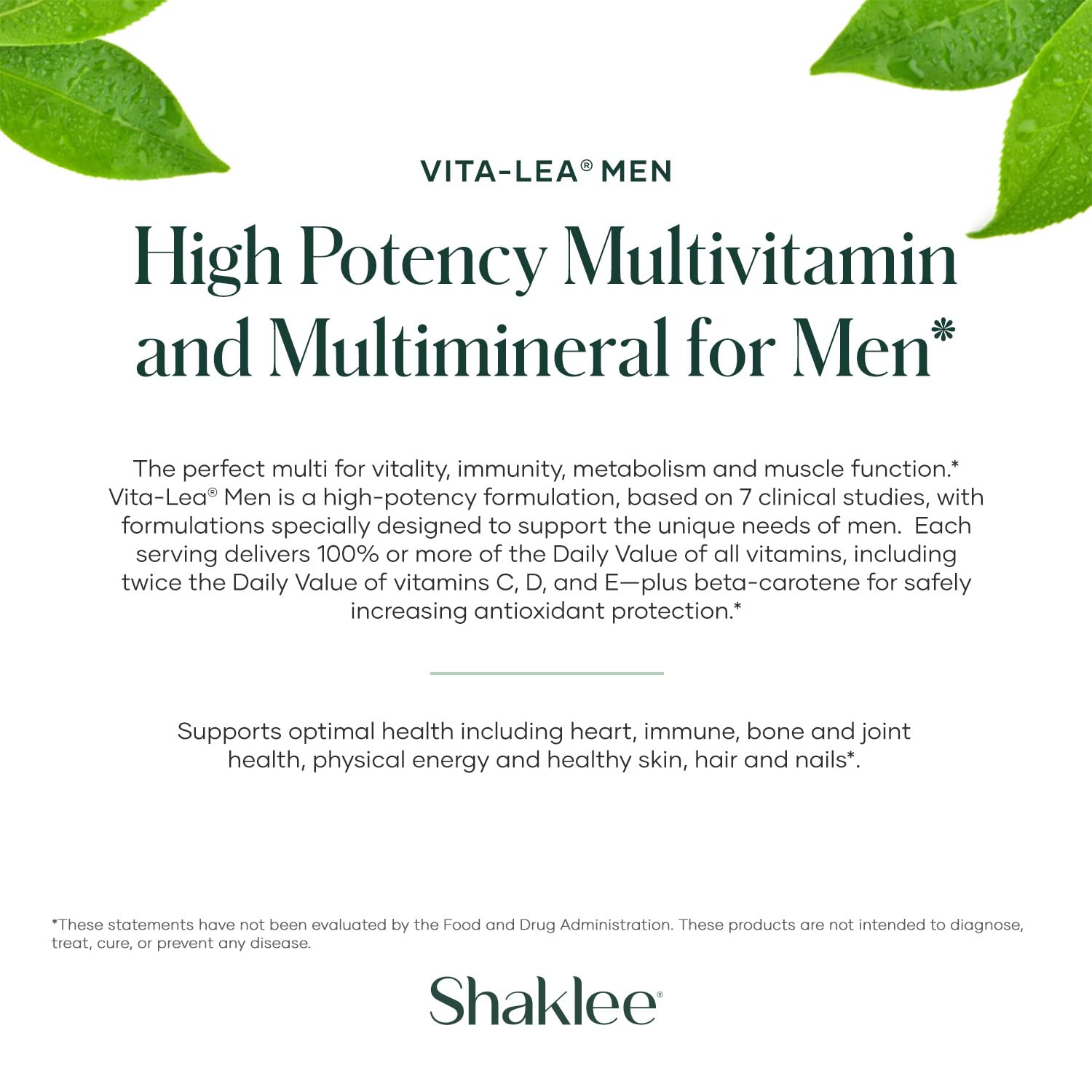 Shaklee multivitamínico con vitaminas C, D y E