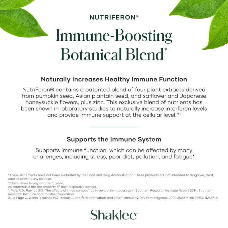 Shaklee NutriFeron ingredientes botánicos