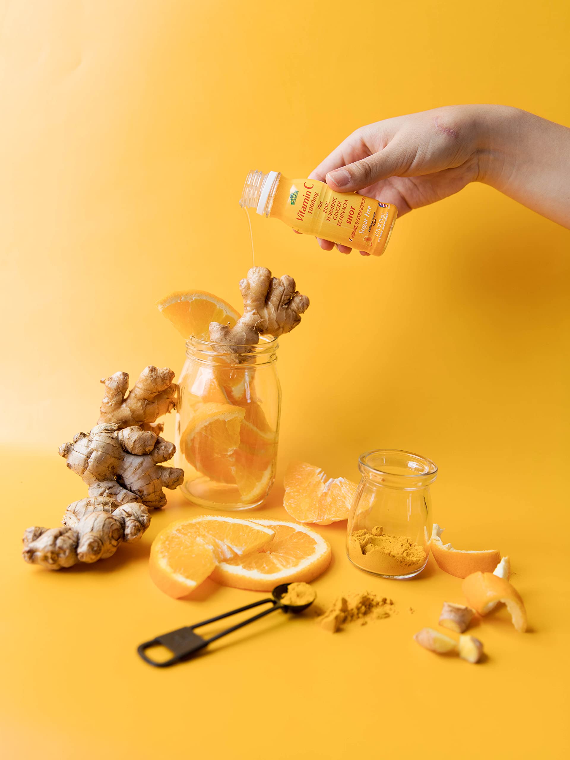 Shot de vitamina c y jengibre ALFA VITAMINS