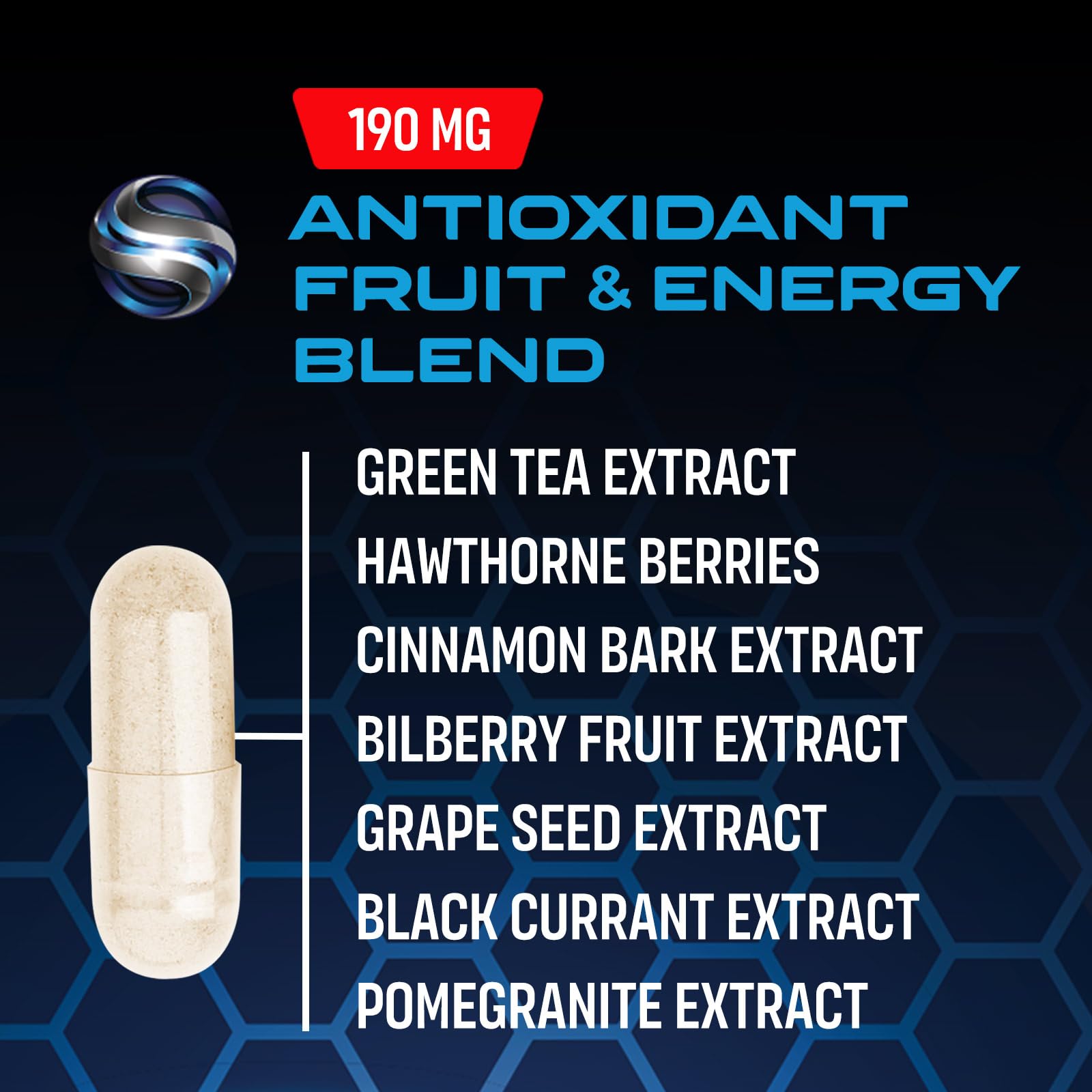 Mezcla frutas antioxidantes SilverOnyx multivitaminas hombre