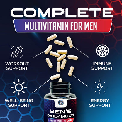 Multivitamina SilverOnyx para hombres completa - Soporte
