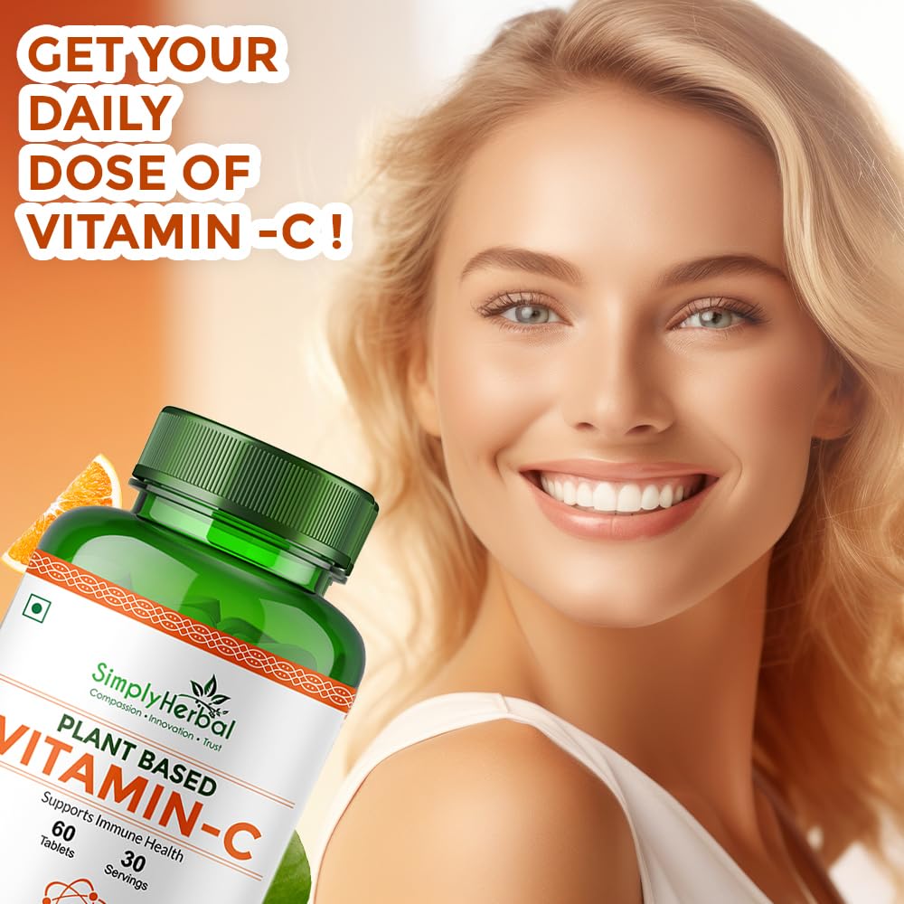 Suplemento Simply Herbal vitamina C para hombres y mujeres