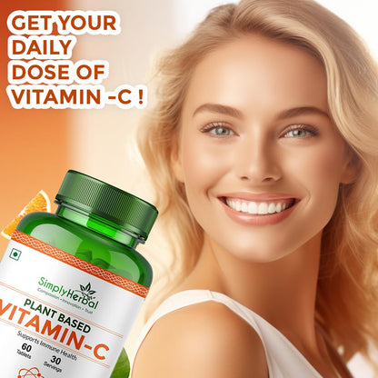 Suplemento Simply Herbal vitamina C para hombres y mujeres