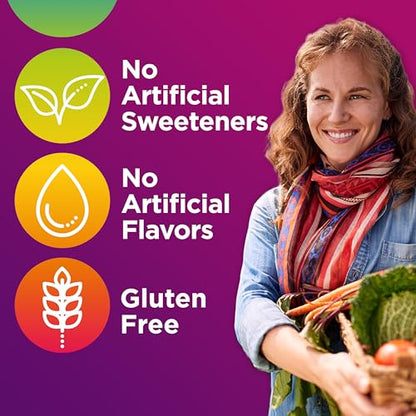 Sin edulcorantes ni sabores artificiales en Centrum Gomitas