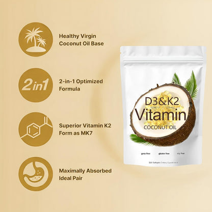 SIRDIKA vitamina d3 k2 cápsulas blandas alta dosis 10000 iu