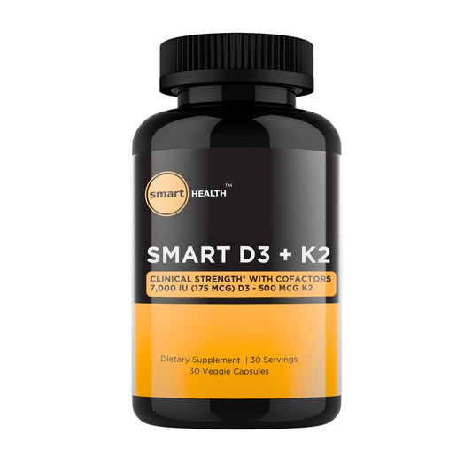 smart HEALTH Vitamina D3 y K2 cápsulas veganas envase frontal
