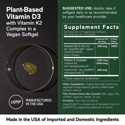 Smarter Nutrition suplemento para huesos y sistema inmune en cápsulas vegetales