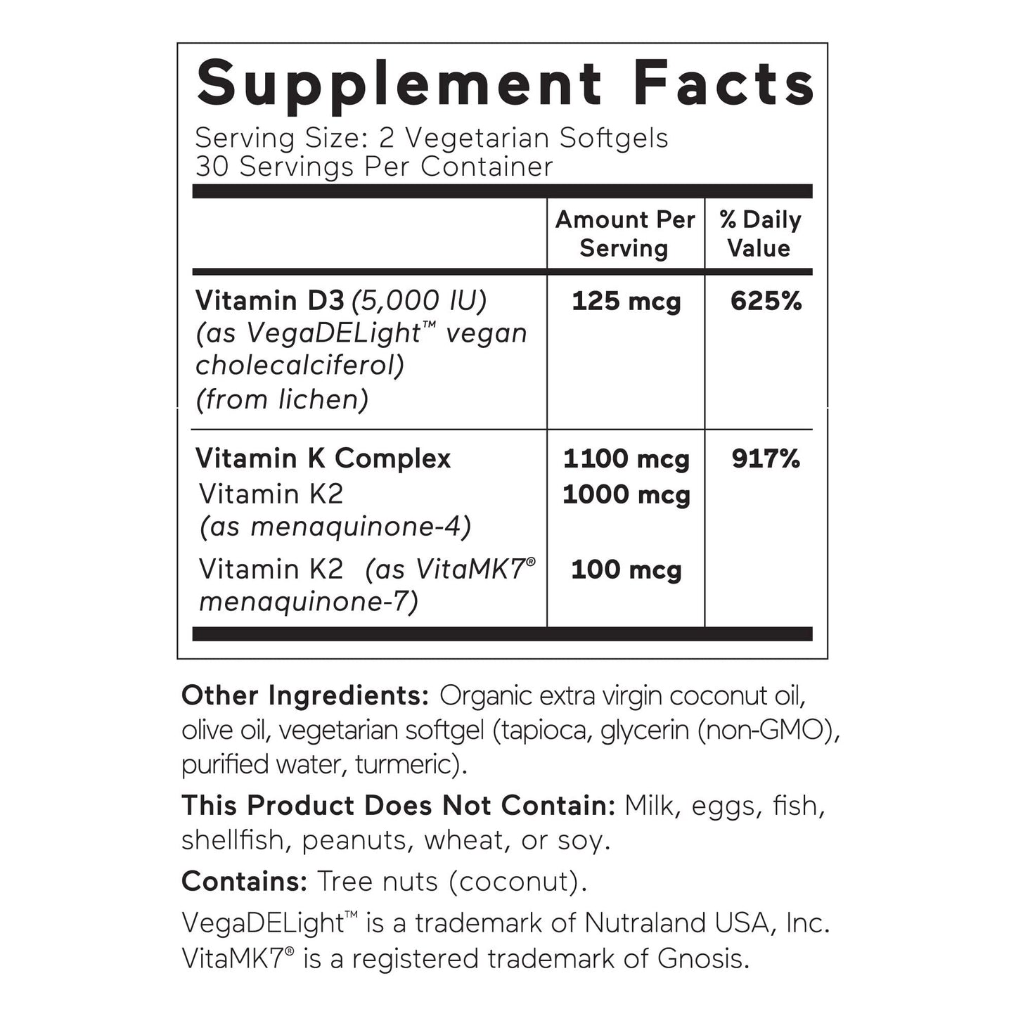 Suplemento natural de vitamina D3 vegetal SMARTERNUTRITION con enzimas