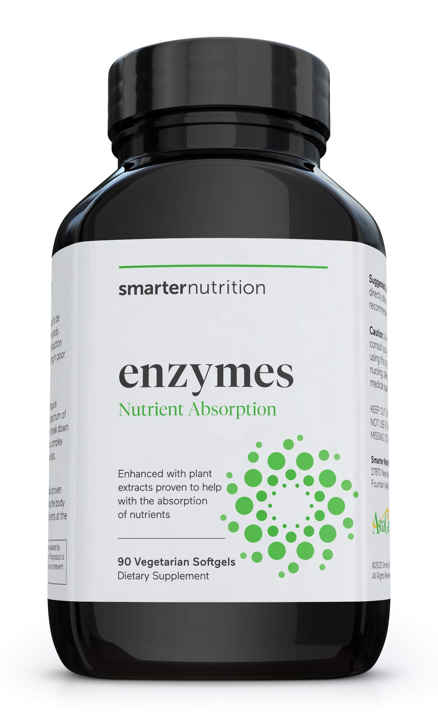 Suplemento SMARTERNUTRITION vitamina D3 en cápsulas para salud digestiva