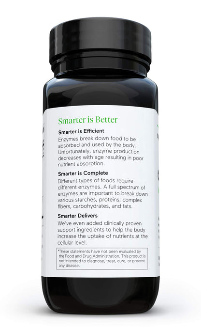 Paquete suplemento Smarter Nutrition con vitamina D3 y enzimas naturales