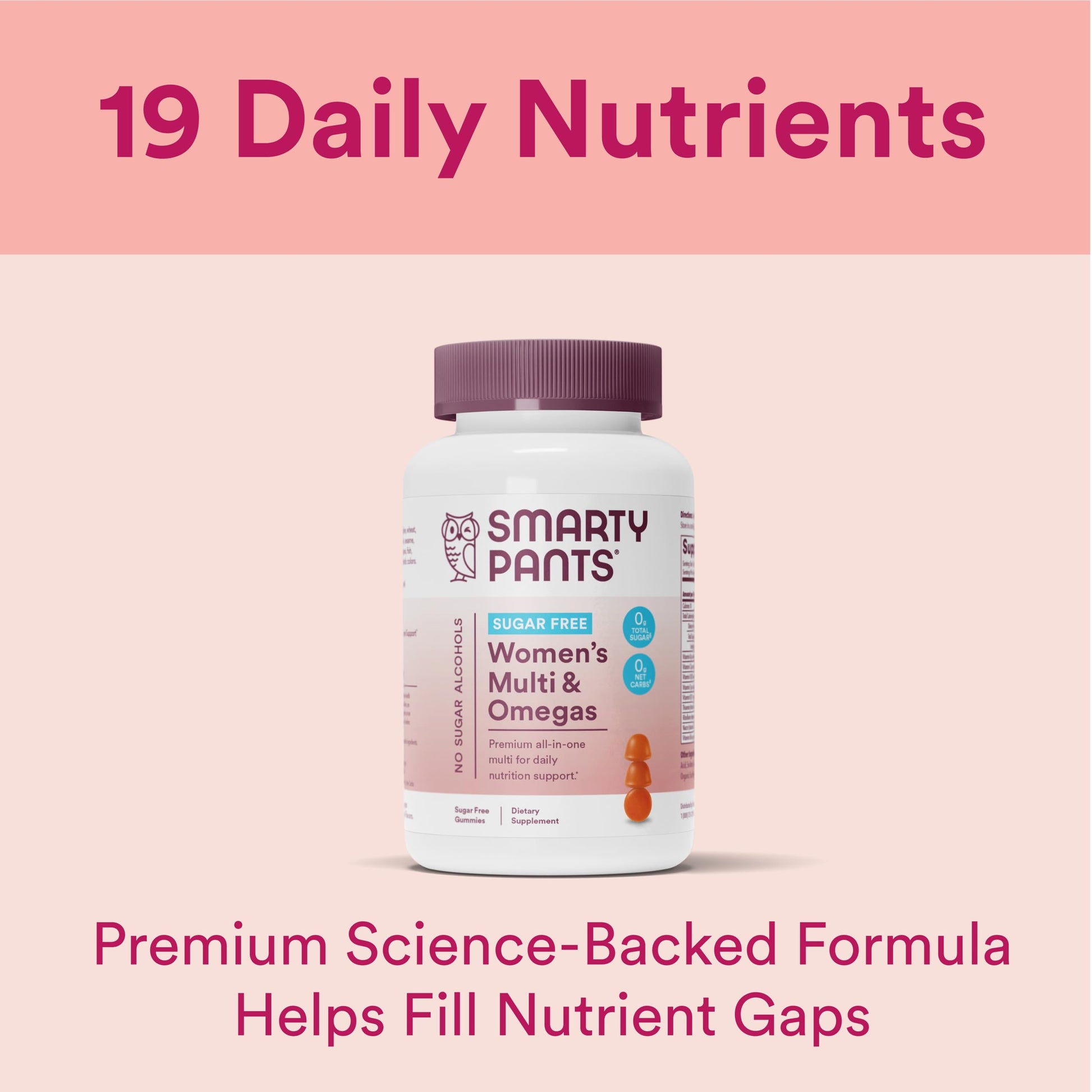 SmartyPants multivitaminas para mujeres - 19 nutrientes diarios
