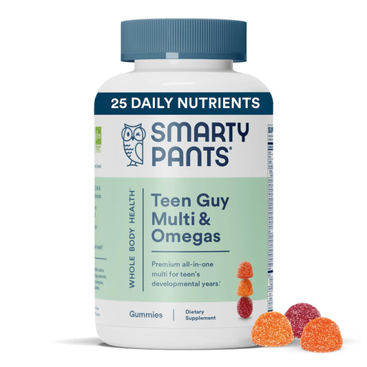 Botella SmartyPants Teen Guy Multivitaminas, 120 gomas