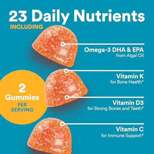 SmartyPants Teen Guy 23 nutrientes diarios, sabores naturales