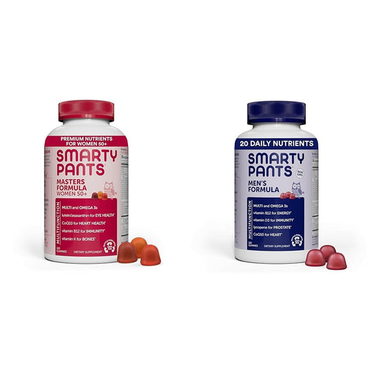 SmartyPants gomitas multivitamínicas para adultos 50+ mujeres y hombres