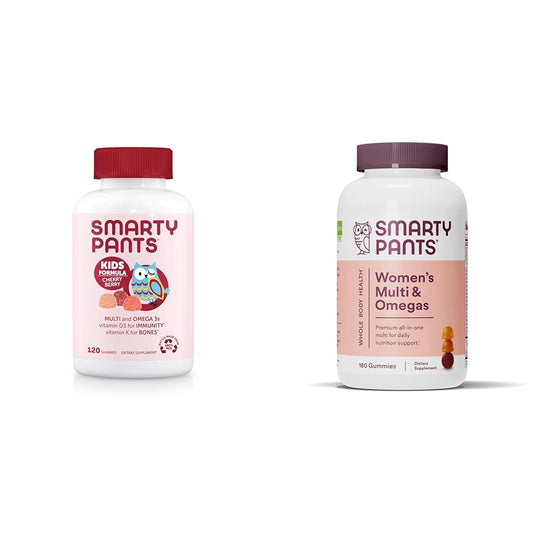SmartyPants gomitas multivitamínicas para niños y mujeres con omega 3