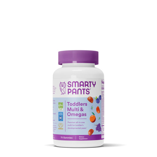 SmartyPants gomitas multivitamínicas para niños pequeños sabor frutas