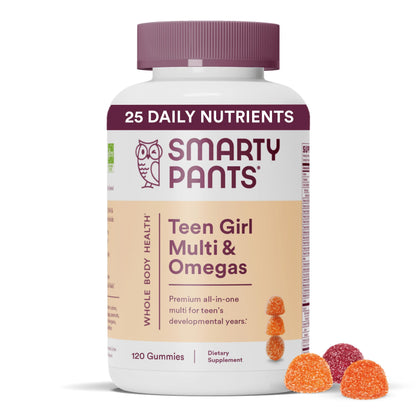 SmartyPants Teen Girl multivitaminas con omega-3