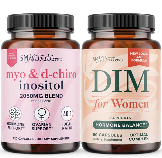 Frasco suplemento femenino SMNutrition DIM y mio-inositol