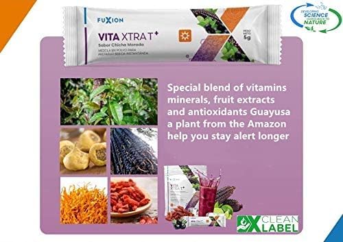 Sobres de bebida antioxidante Vita Xtra T+ Fuxion