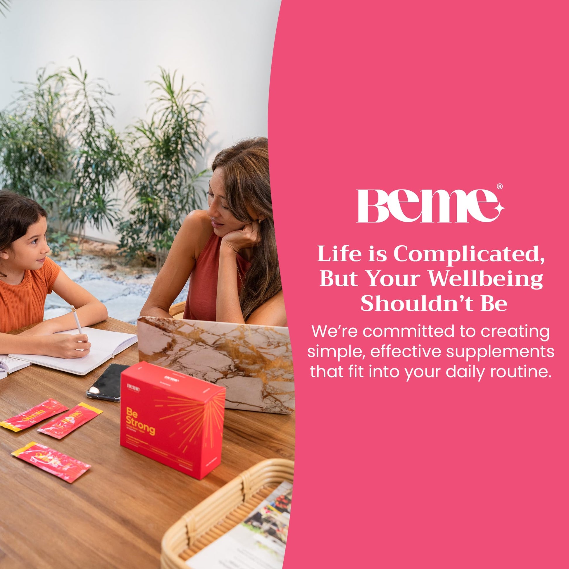 Sobres de BeMe vitamina B12 para energía y enfoque mental