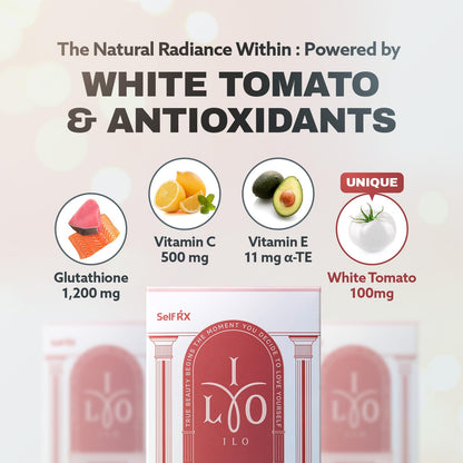 Sobres ILO Whitathione para apoyo diario de luminosidad facial