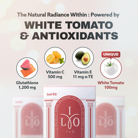 Sobres ILO Whitathione para apoyo diario de luminosidad facial