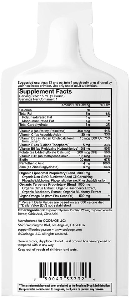 sobres multiuso multivitamínico adolescentes