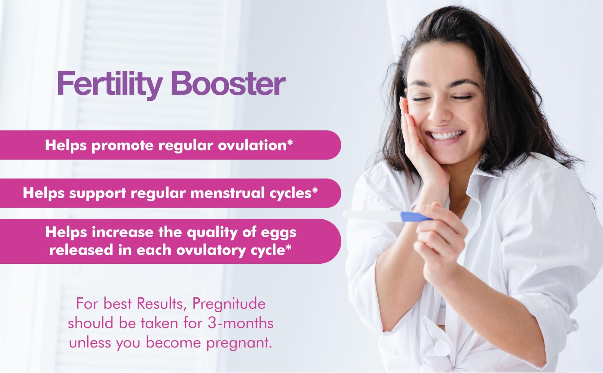 Sobres Pregnitude para apoyo fertilidad