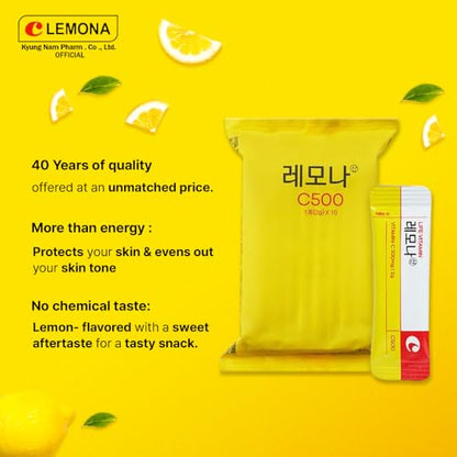 Sobres sabor limón vitamina C y colágeno para bienestar diario