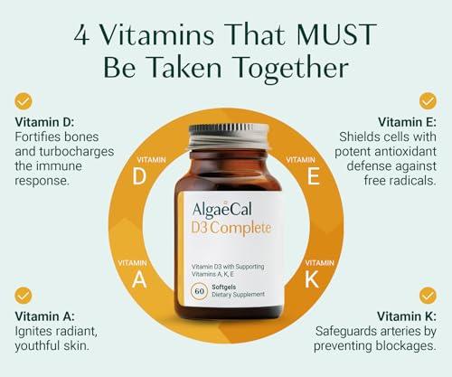 Softgels Algaecal D3 Completo vitaminas ADEK 60 cápsulas blandas