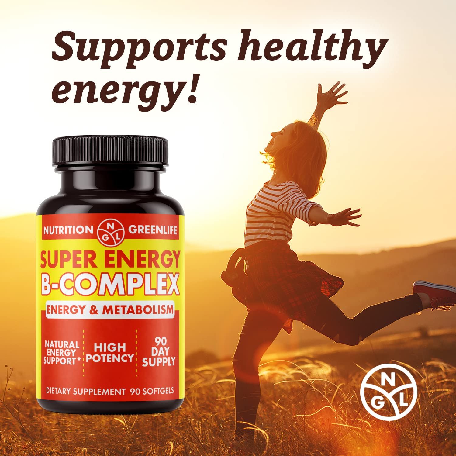 Softgels NGL para soporte energético y antioxidante