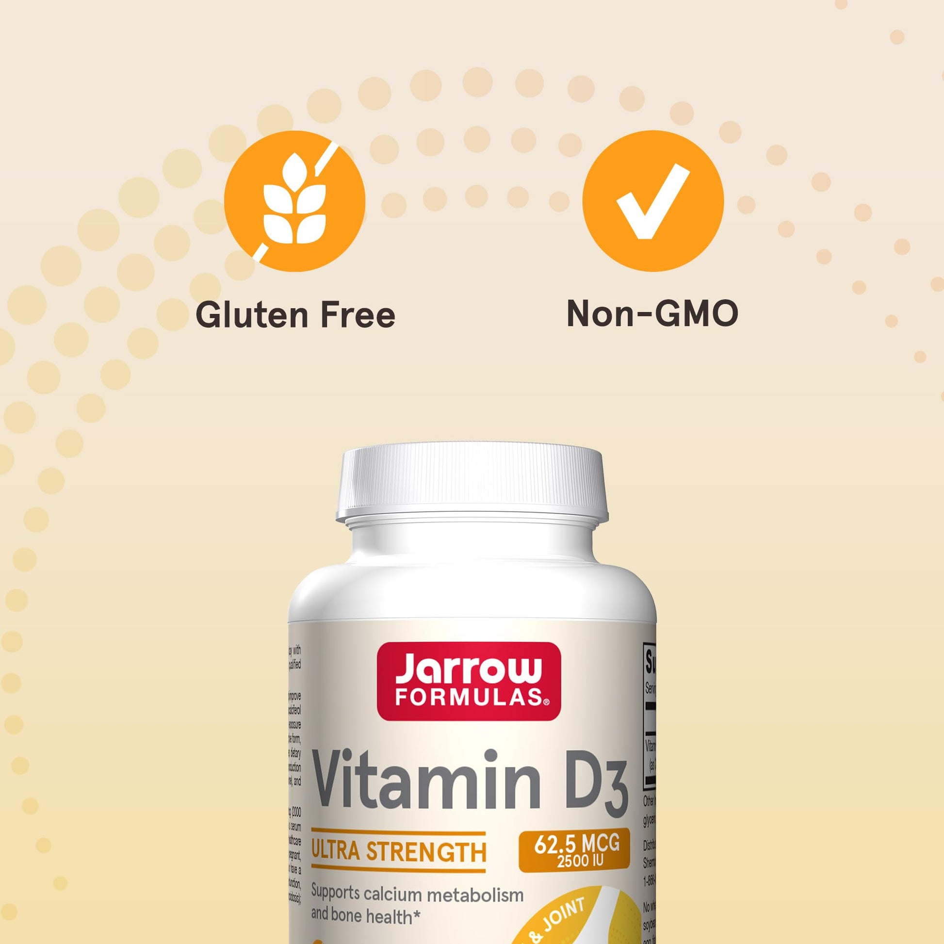 Softgels vitamina d3 jarrow formulas frontal