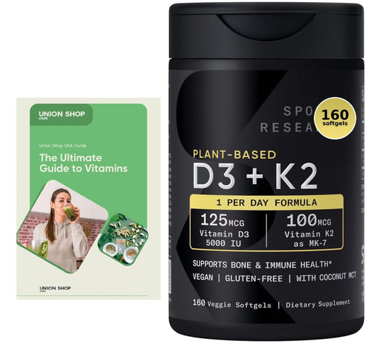 Softgels de Vitamina D3 K2 en envase