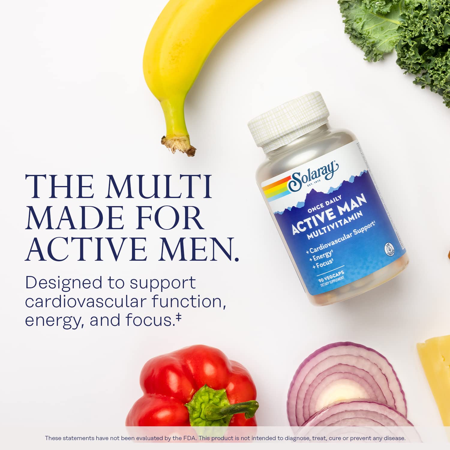 Solaray multivitamínico para energía y enfoque
