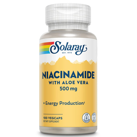 SOLARAY niacinamida 500mg envase frontal