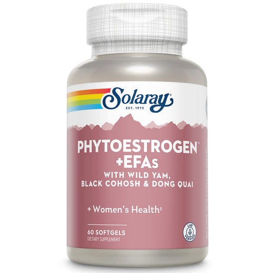 Suplemento Solaray Phytoestrógeno para la menopausia.